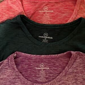 Realessentials Crop Tee Shirts (3). M